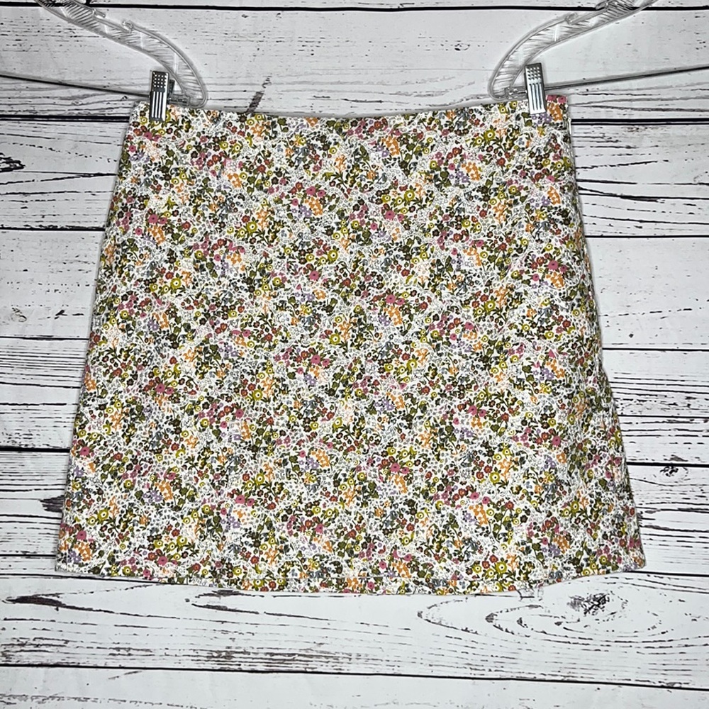 LOFT Ann Taylor NWT Size 14 Floral Print - Eyelet Embroidered A-Line Skirt